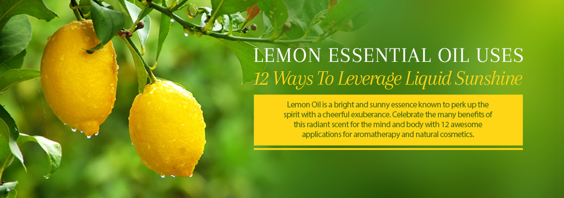 Sun Essential Oils 4oz - Lemon Essential Oil - 4 Fluid Ounces
