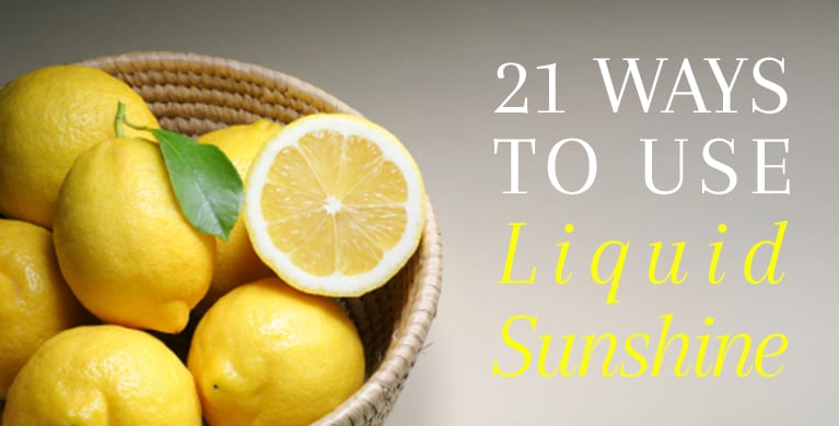 21 Lemon Recipes - & Cleaning and Skin Care